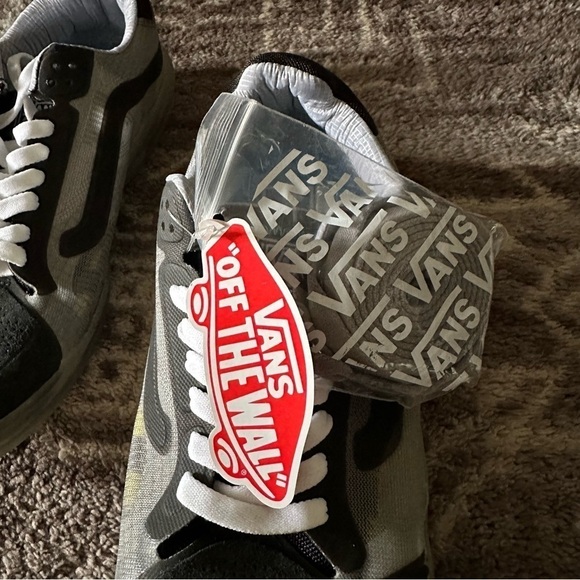 NWT Vans Ultimate Waffle UltraCush Sneakers Black Yellow Translucent Check - Picture 7 of 8